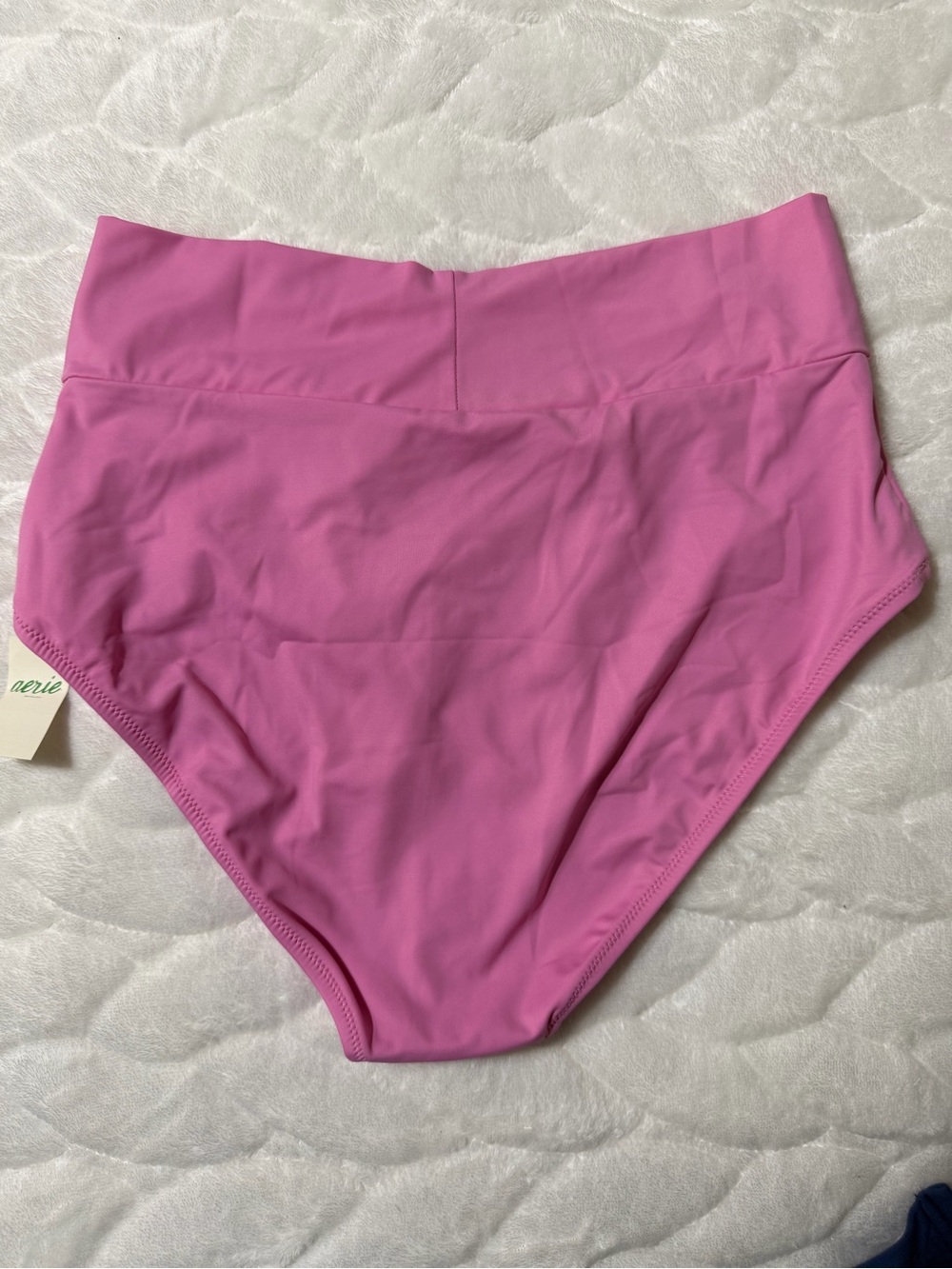 NEW! aerie High-Waist Pink Bikini Bottom size medium (cover for visual only) - Picture 4 of 4